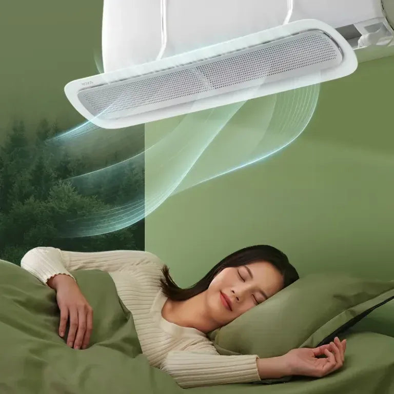 Anti direct blowing wind deflector