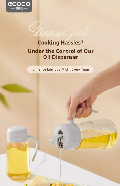 Automatic opening and closing cover glass oil pot