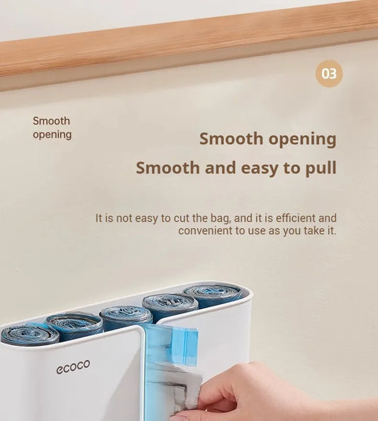 Garbage bag storage box