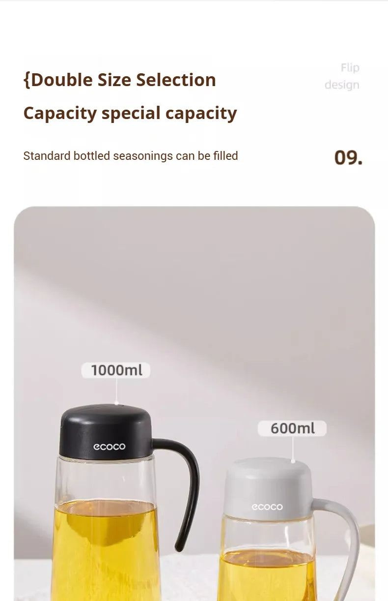 Automatic opening and closing cover glass oil pot